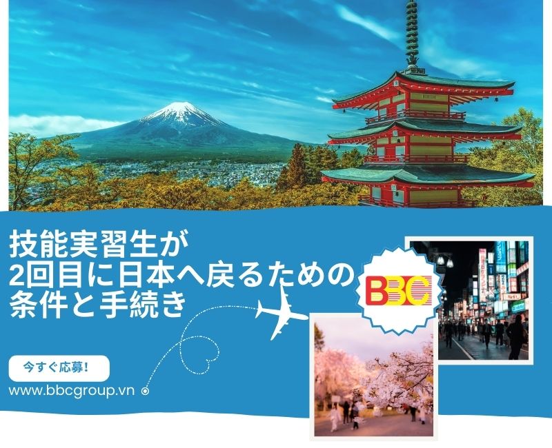 第2回目の日本での条件と手続き