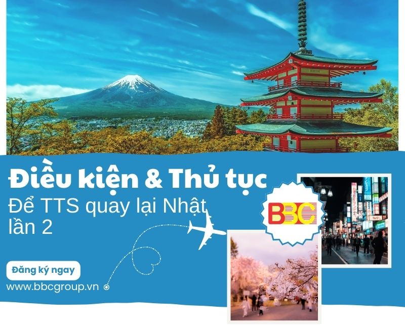 ĐIỀU KIỆN VÀ THỦ TỤC ĐỂ TTS QUAY LẠI NHẬT BẢN LẦN 2