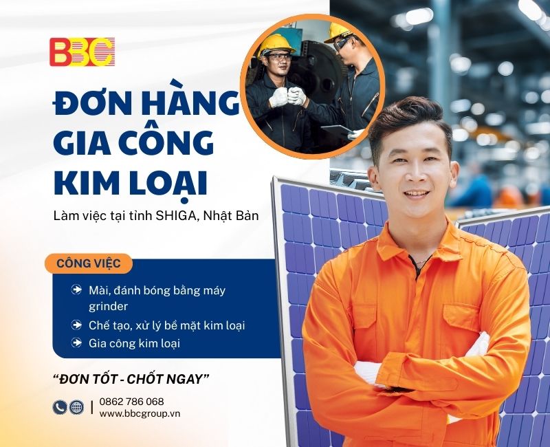 ĐƠN HÀNG TOKUTEI GIA CÔNG KIM LOẠI SHIGA