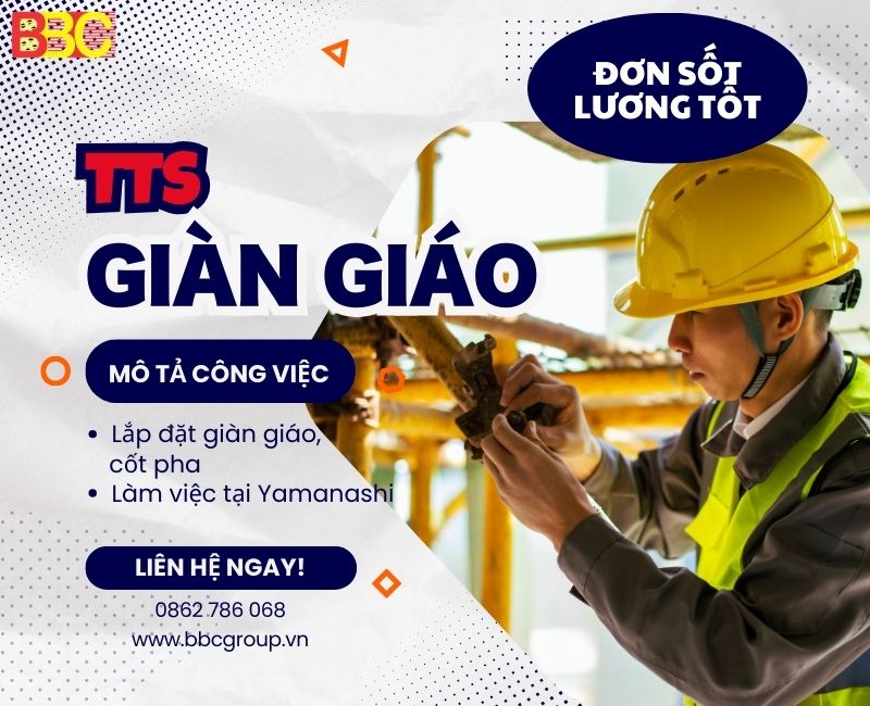 ĐƠN HÀNG GIÀN GIÁO YAMANASHI