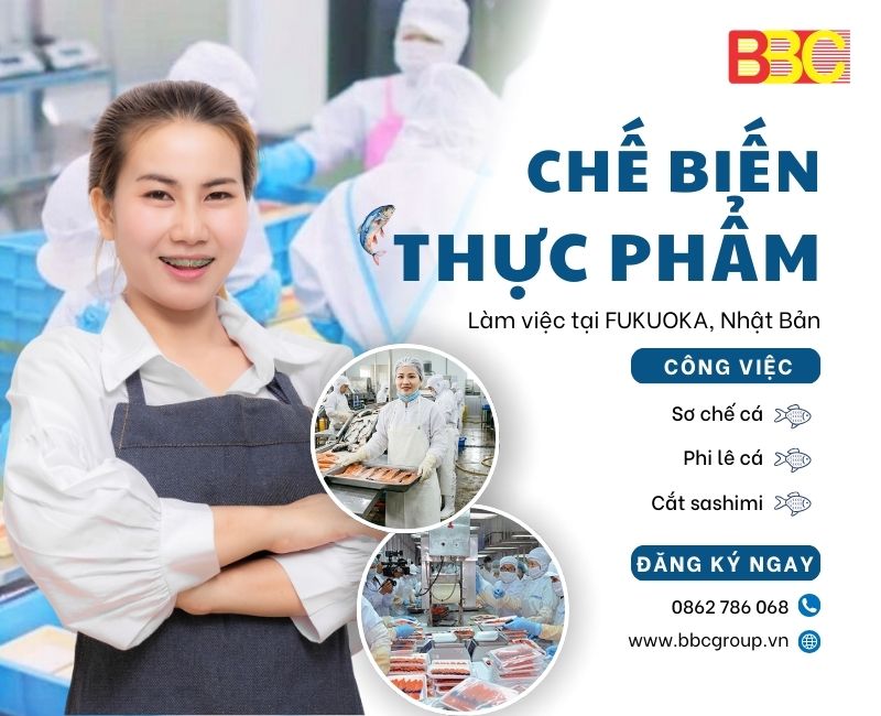 ĐƠN HÀNG TOKUTEI CHẾ BIẾN THỰC PHẨM FUKUOKA