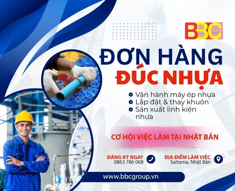 ĐƠN HÀNG TOKUTEI ĐÚC NHỰA SAITAMA